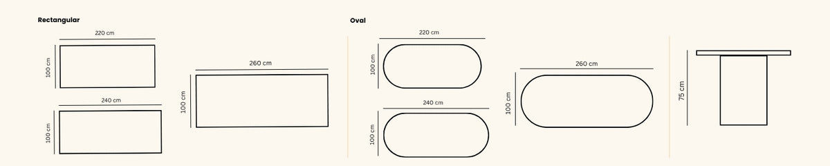 Landscape technical line drawing of 