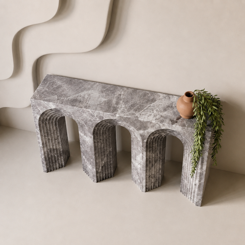 Arcadia Marble Console Table