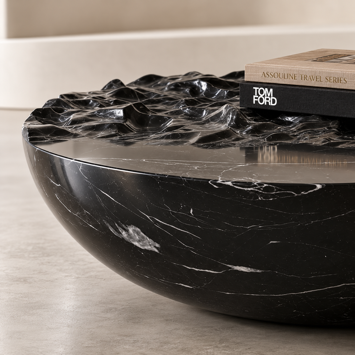 Crater Marble Coffee Table