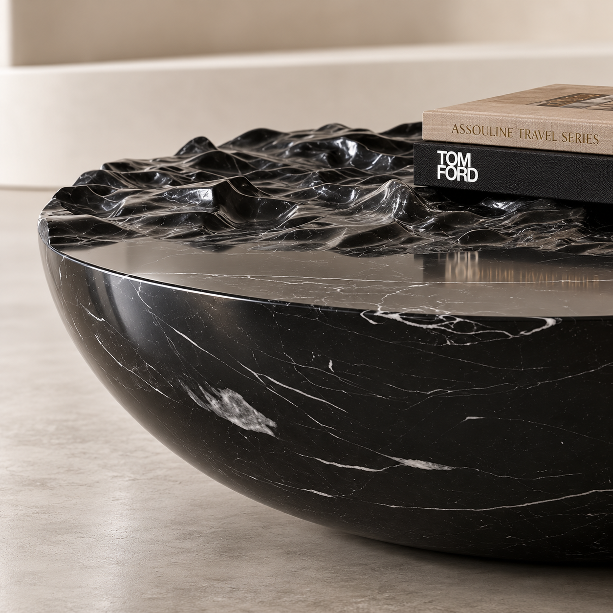 Crater Marble Coffee Table