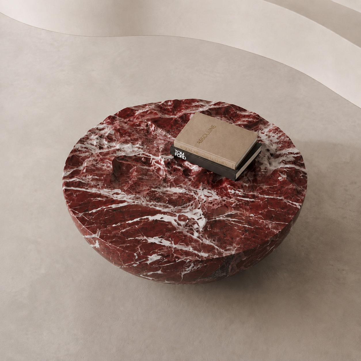 Crater Marble Coffee Table