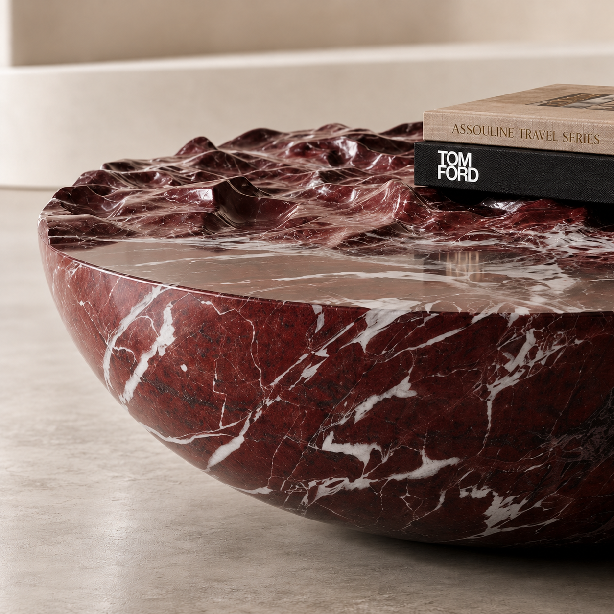 Crater Marble Coffee Table