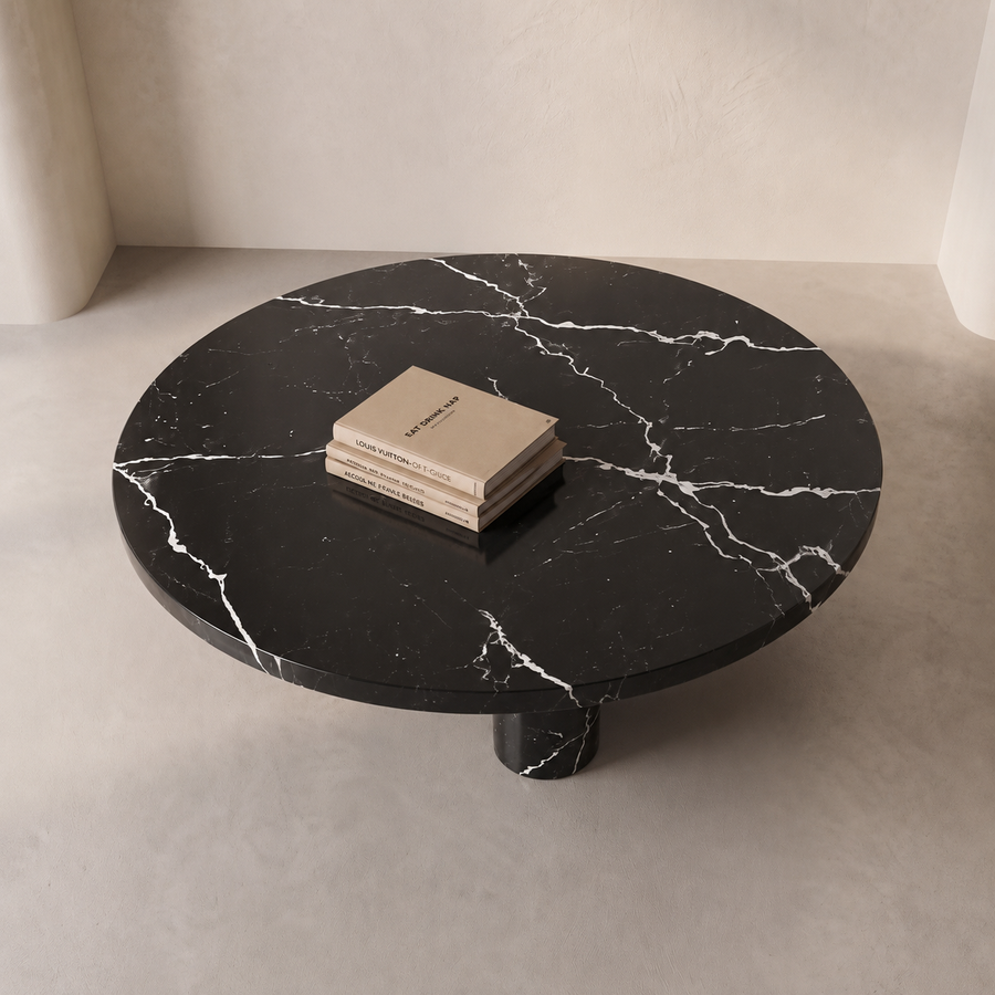 Obsidian Marble Coffee Table