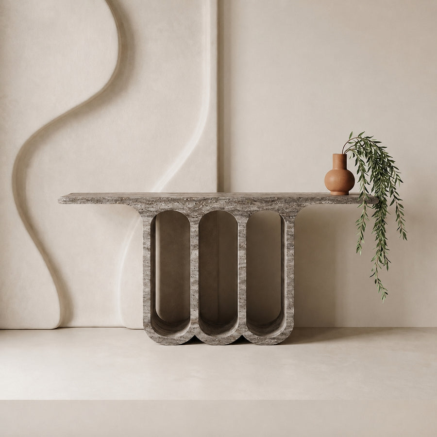 Arch Marble Console Table