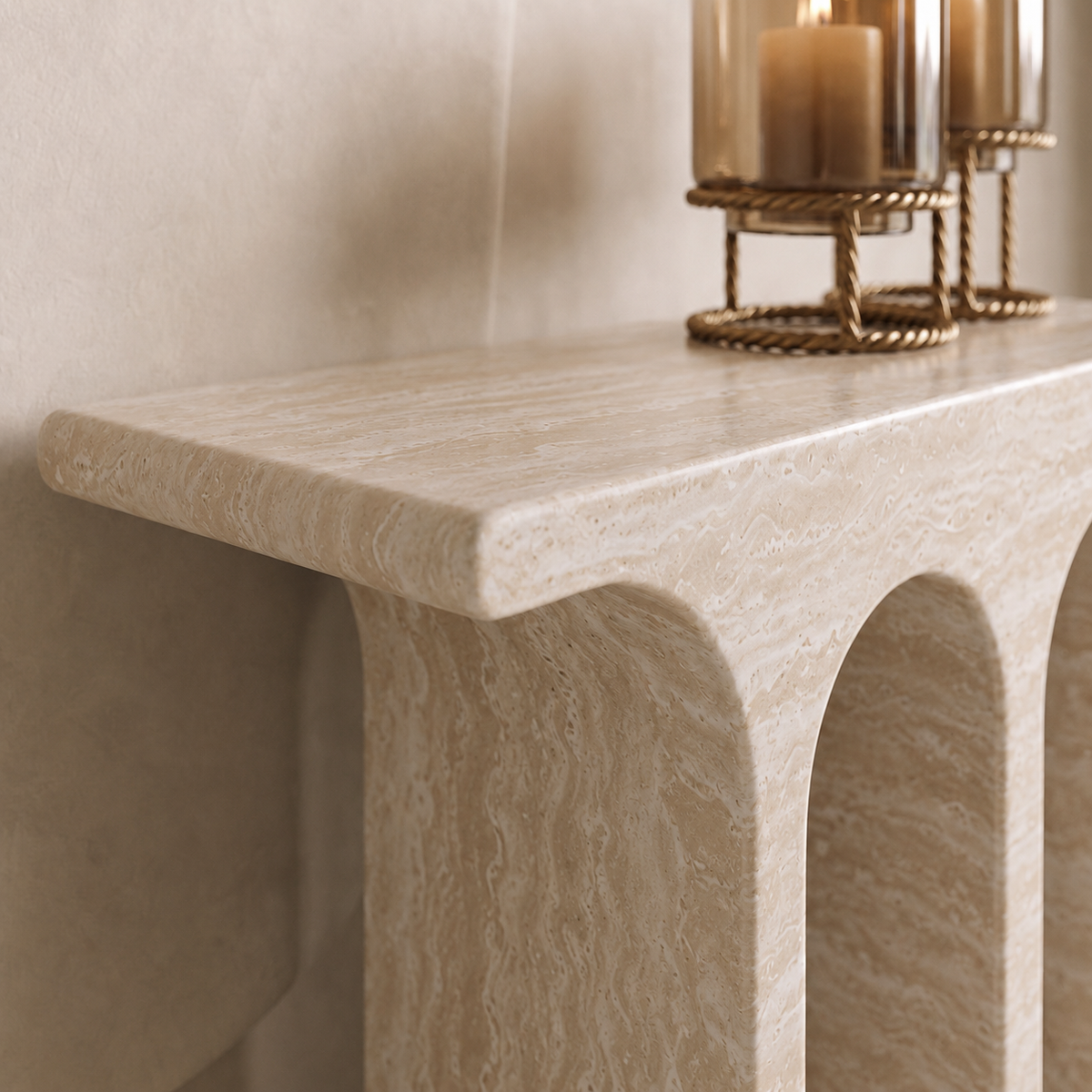 Archway Marble Console Table