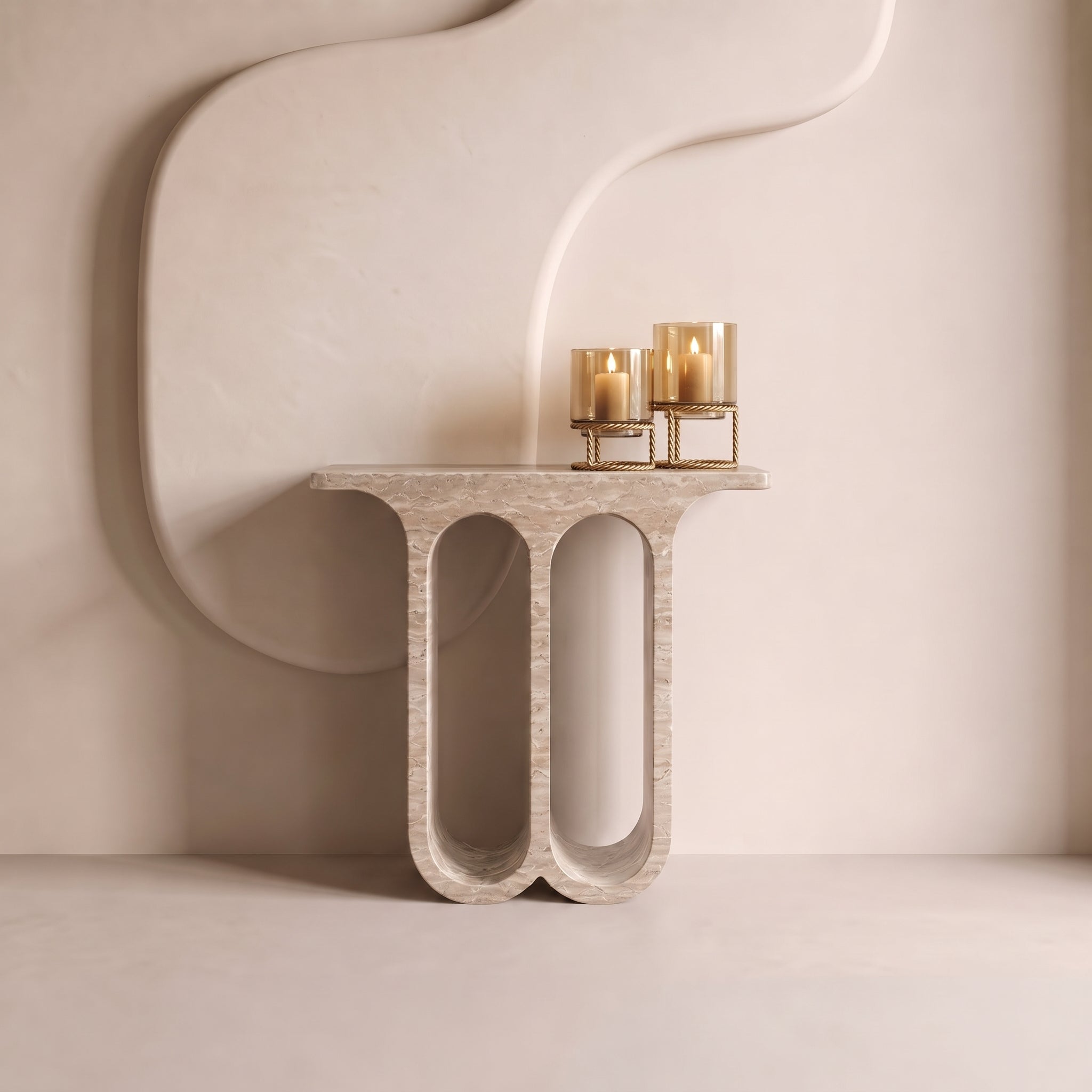 Archway Marble Console Table