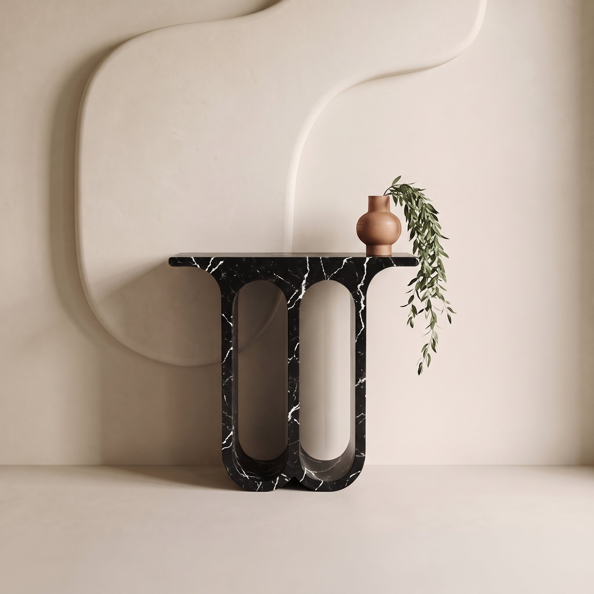 Archway Marble Console Table