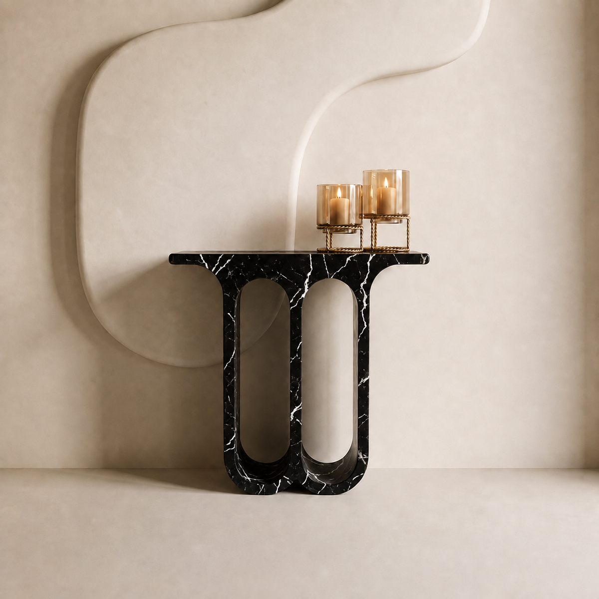Archway Marble Console Table