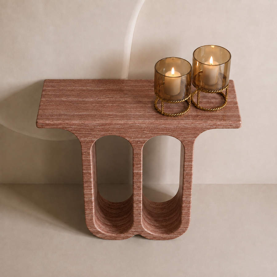 Archway Marble Console Table