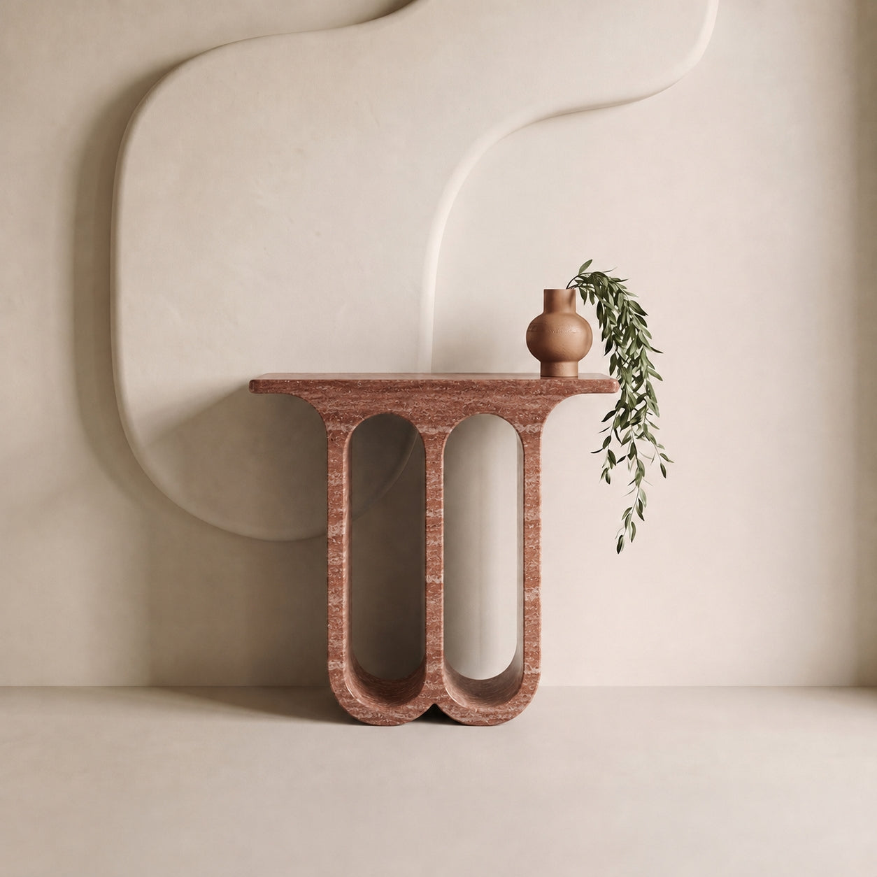Archway Marble Console Table