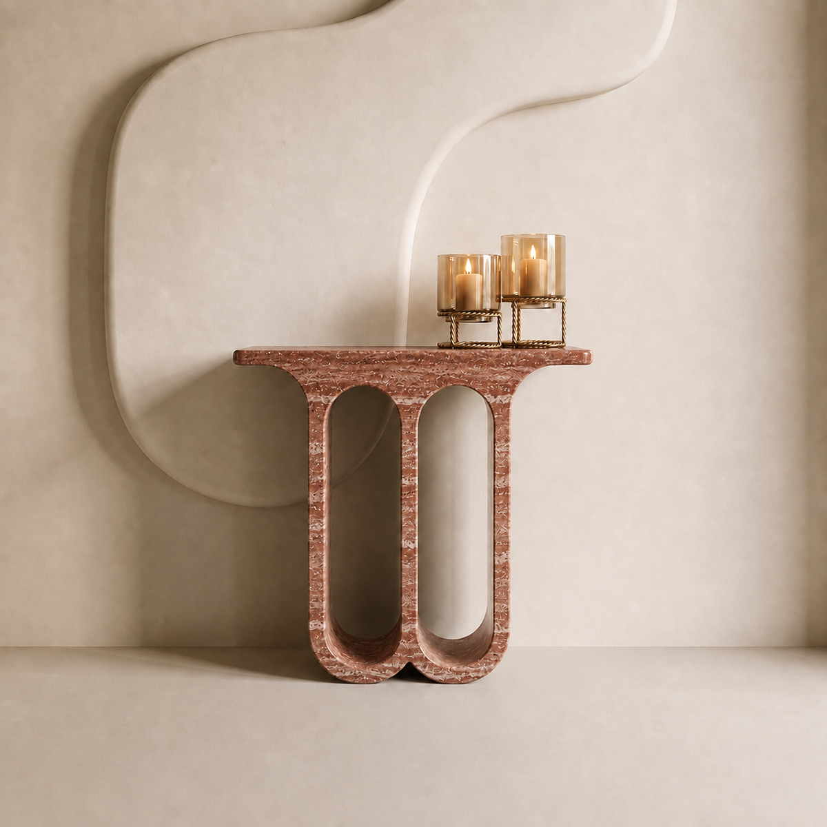 Archway Marble Console Table