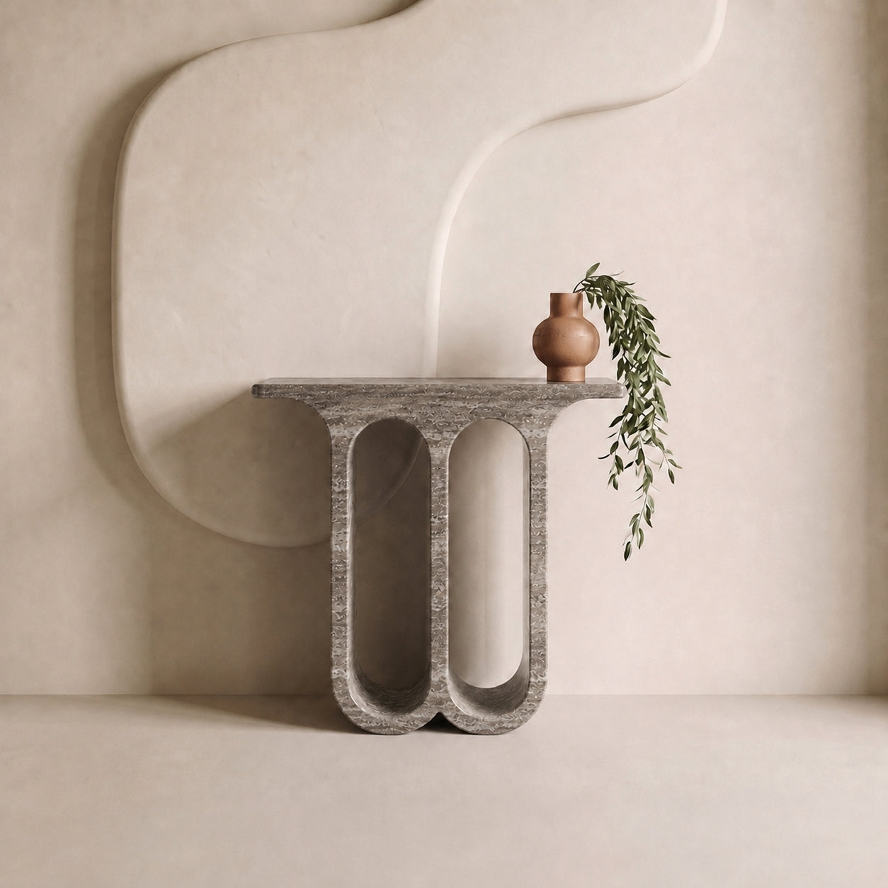 Archway Marble Console Table