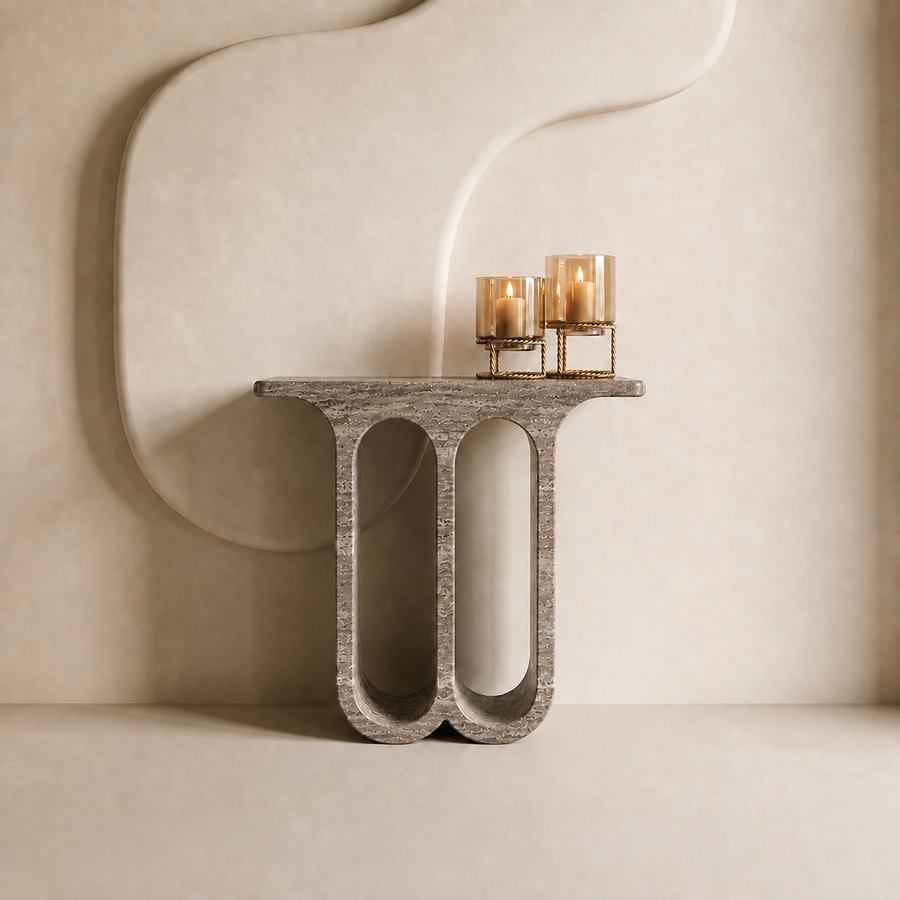 Archway Marble Console Table