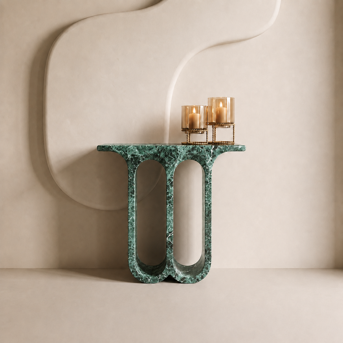 Archway Marble Console Table