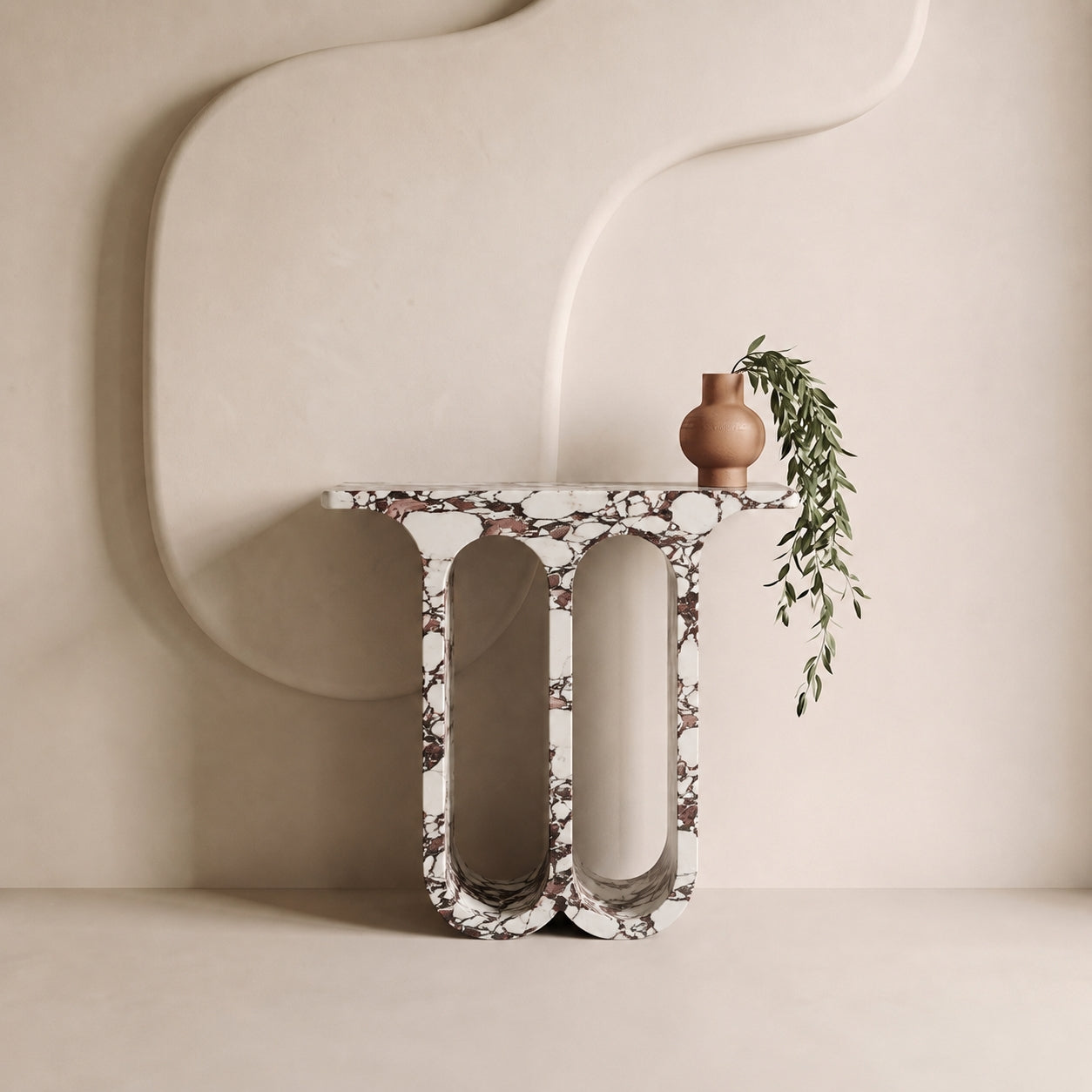 Archway Marble Console Table