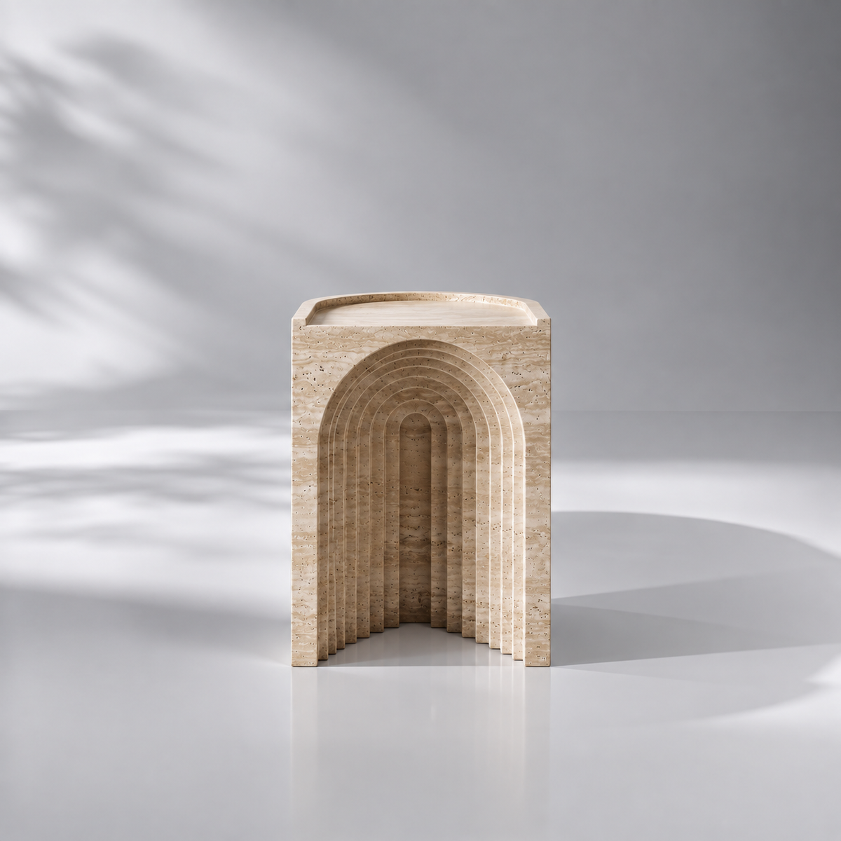 Archway Marble Side Table