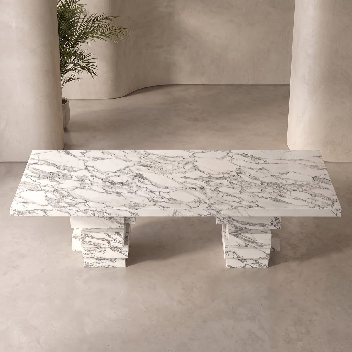 Strata Marble Dining Table