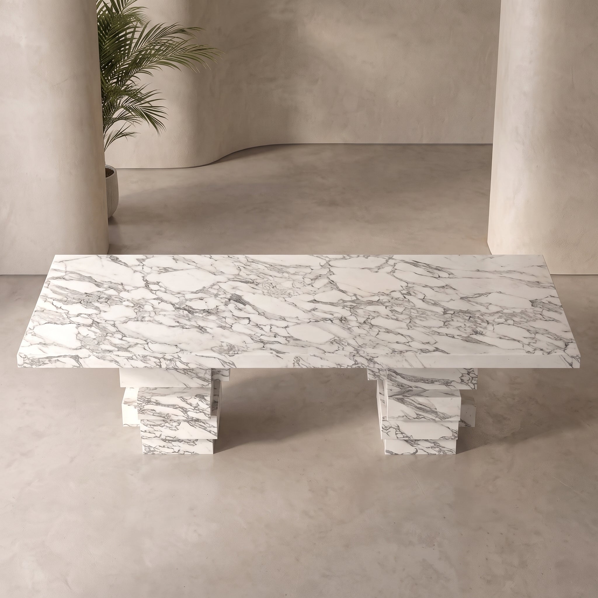 Strata Marble Dining Table