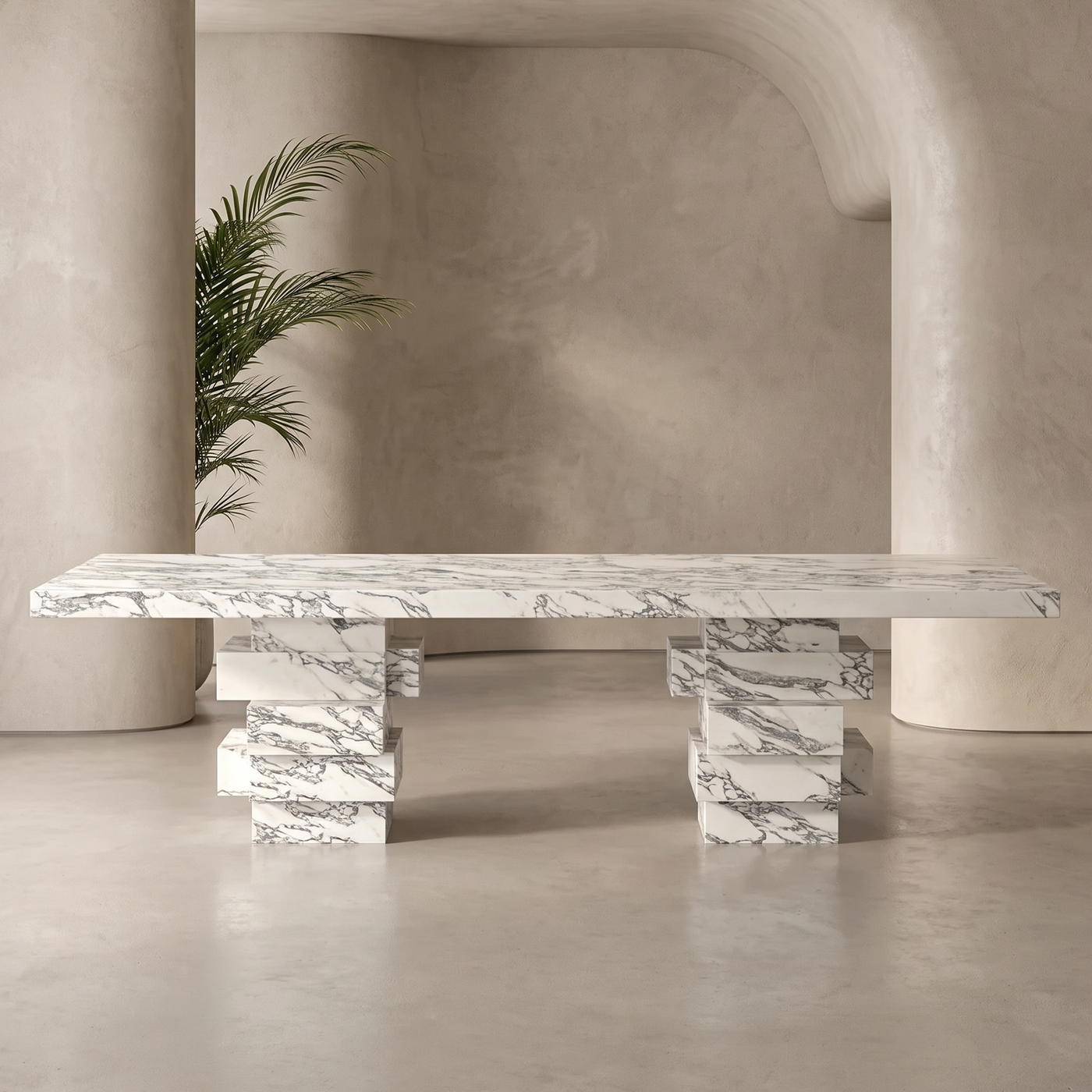 Strata Marble Dining Table