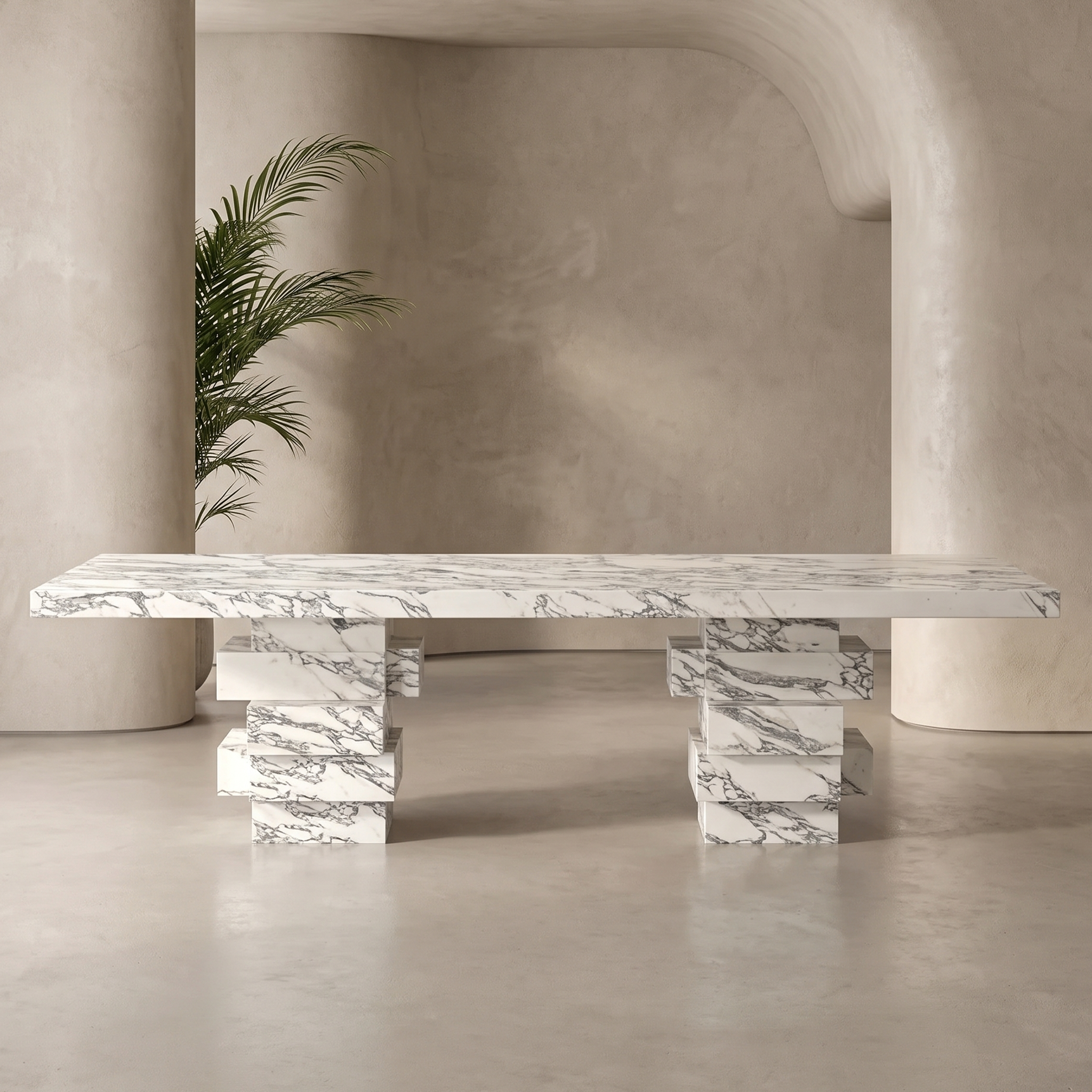 Strata Marble Dining Table
