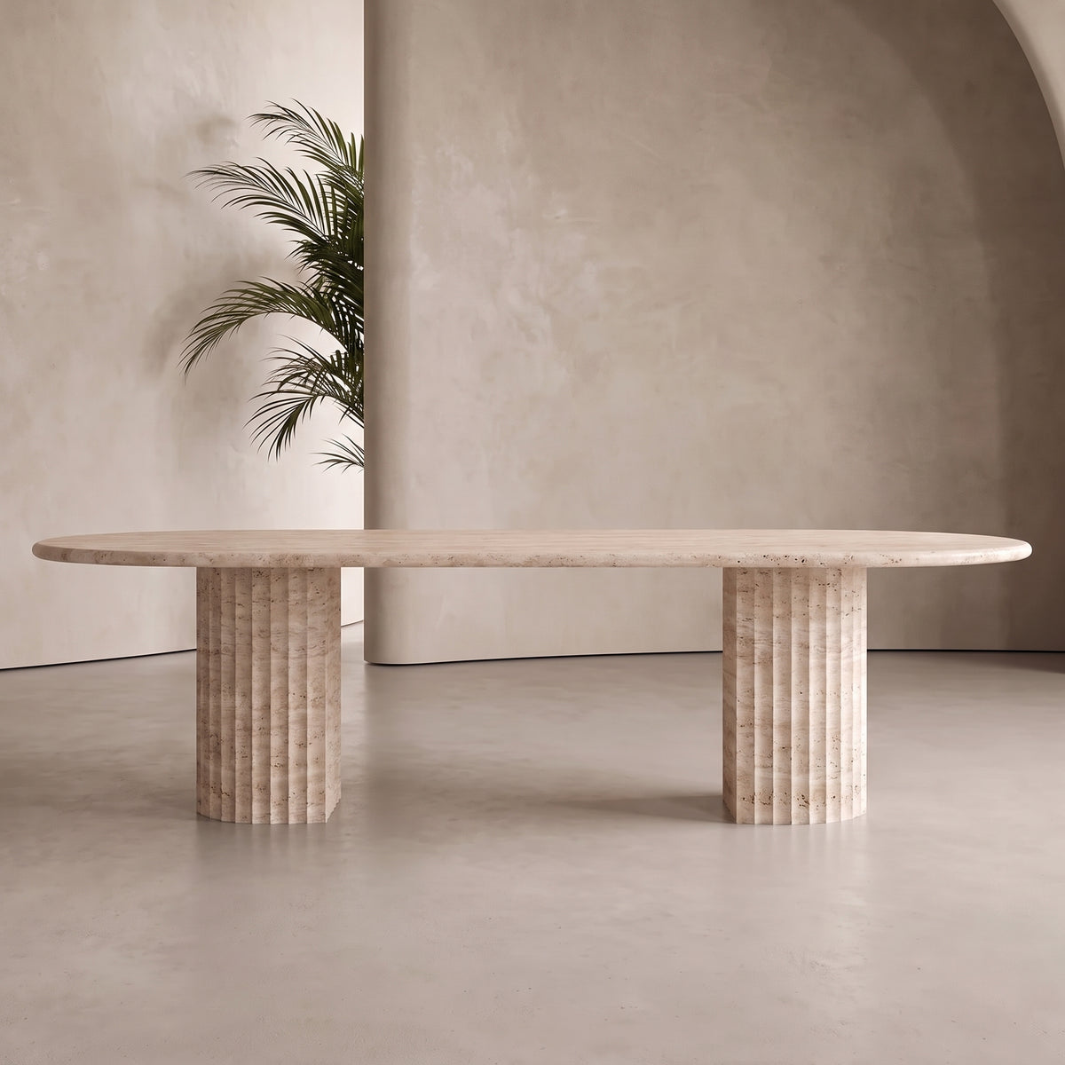 Elara Marble Dining Table