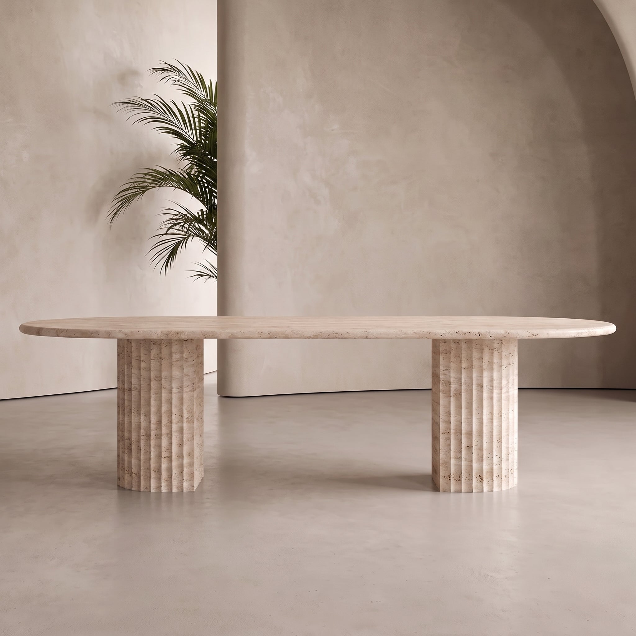Elara Marble Dining Table