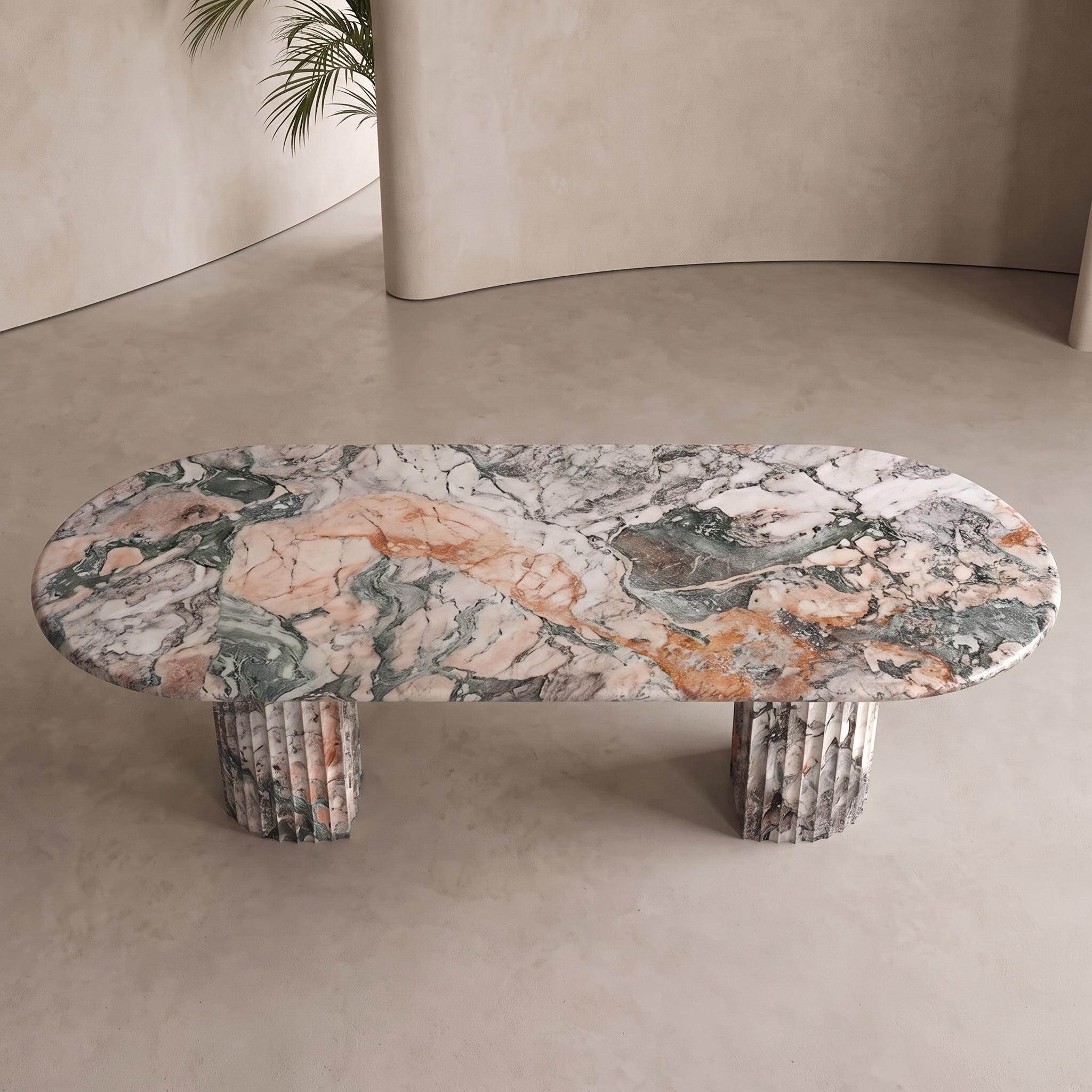 Elara Marble Dining Table