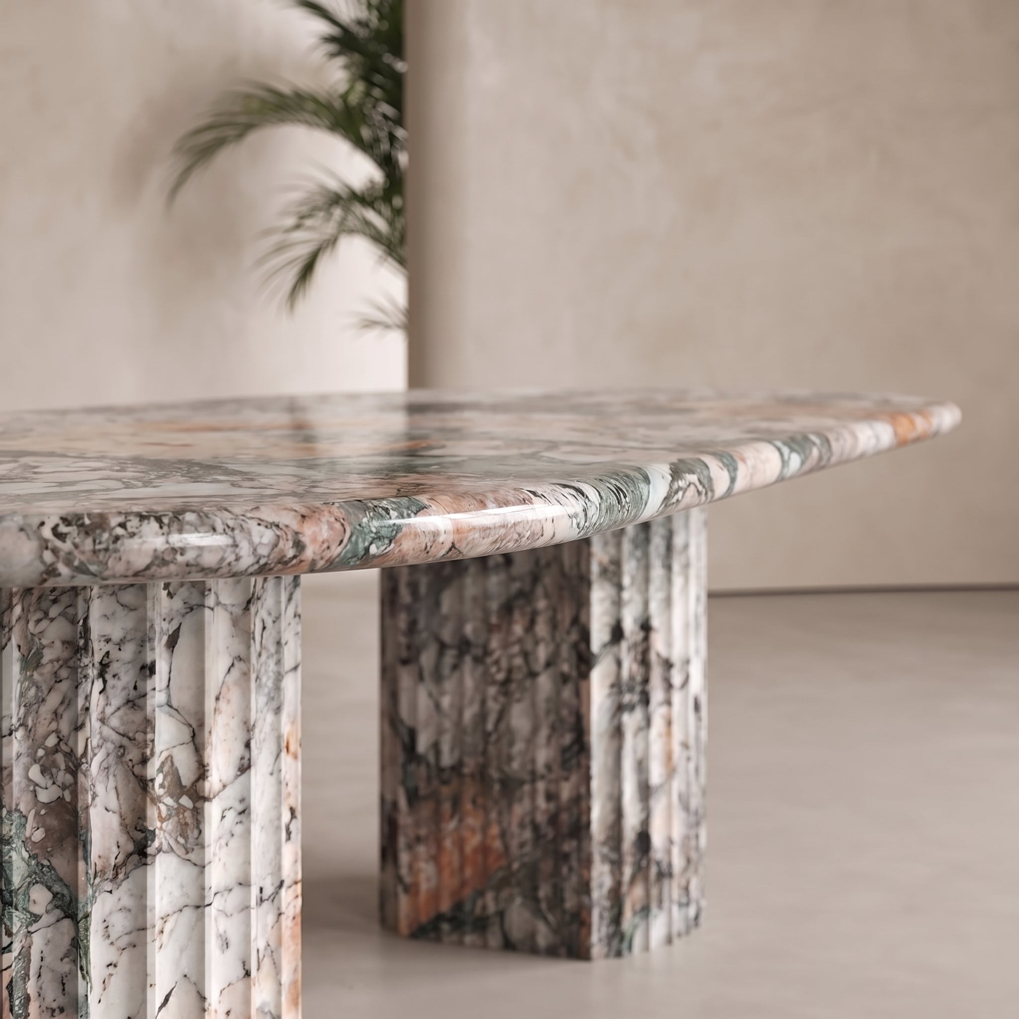 Elara Marble Dining Table