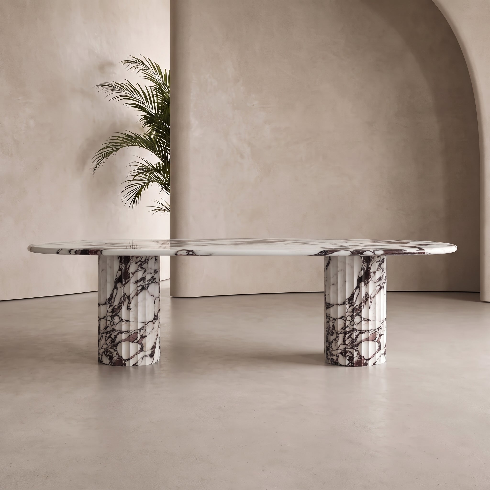 Elara Marble Dining Table