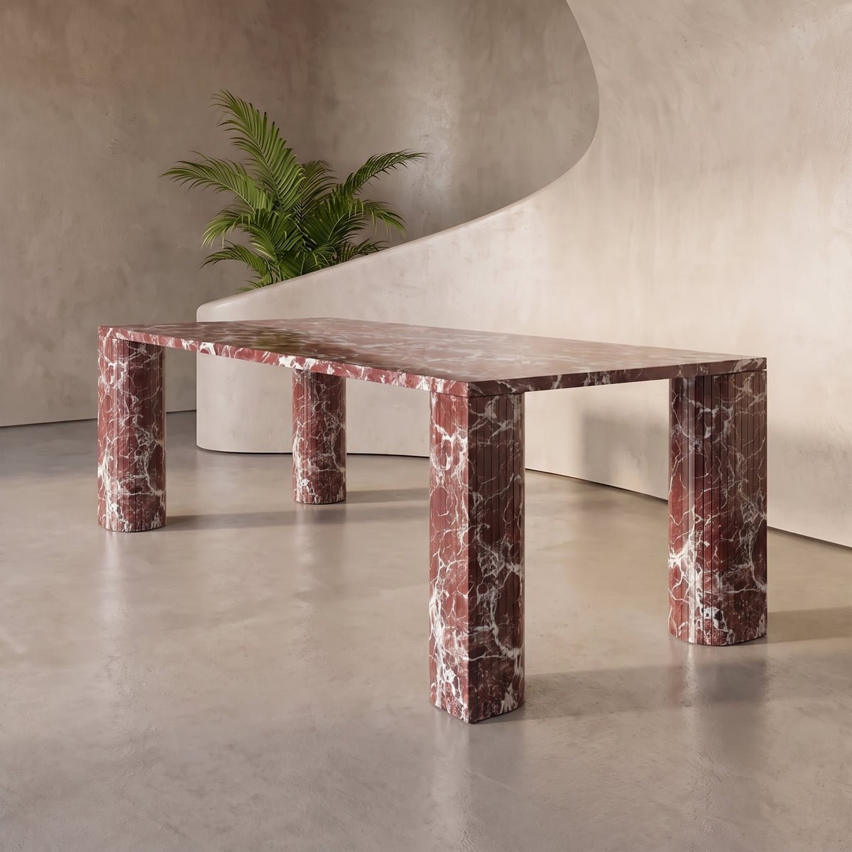 Atlas Marble Dining Table