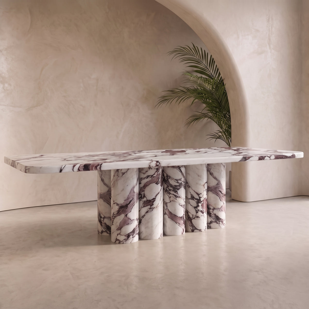 Columna Marble Dining Table