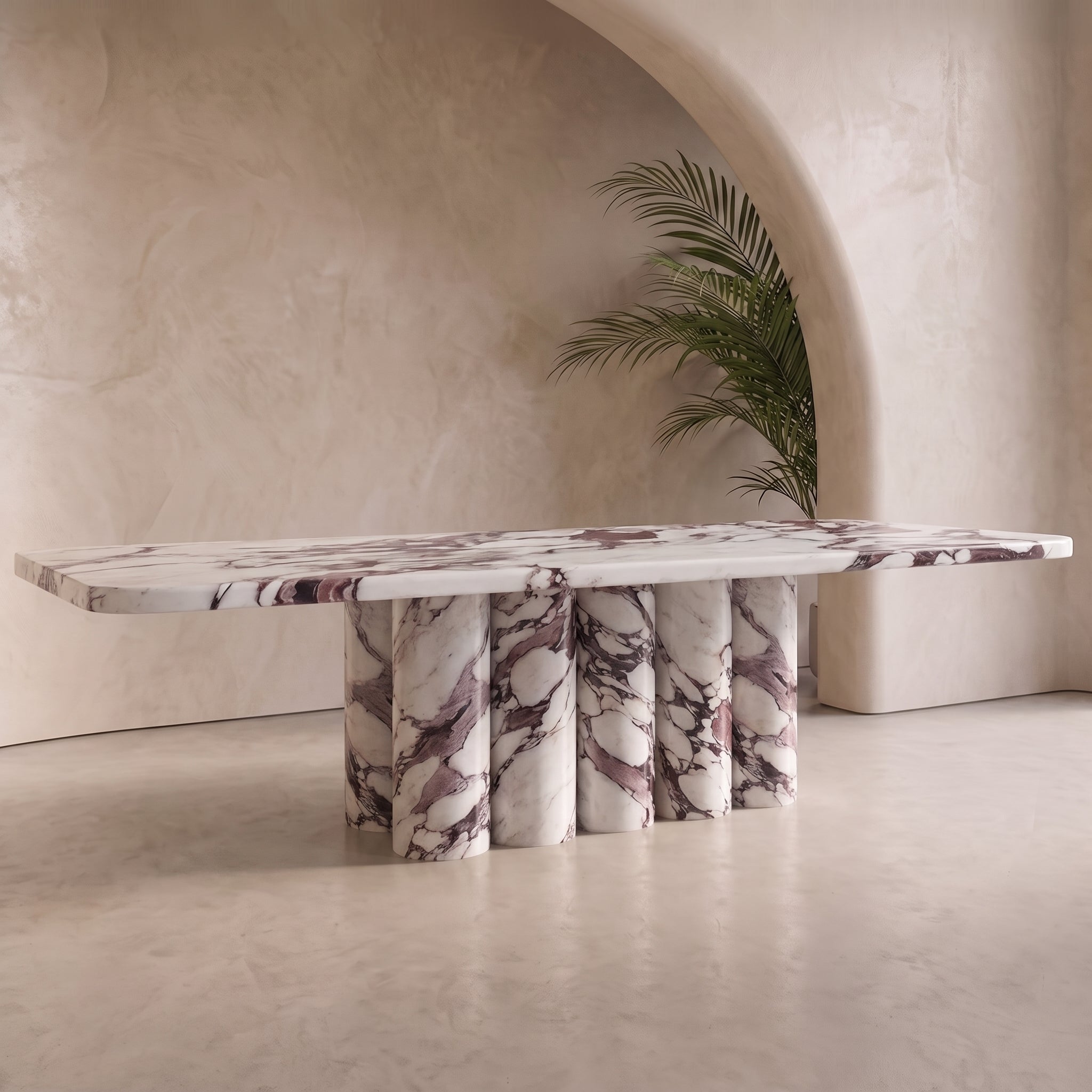 Columna Marble Dining Table