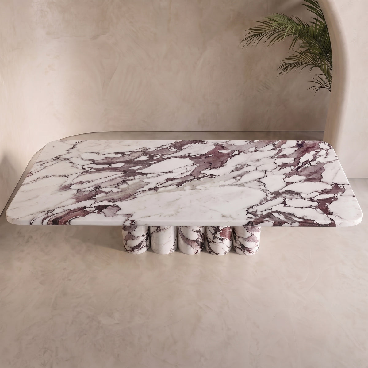 Columna Marble Dining Table