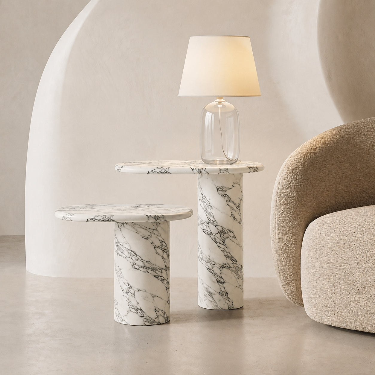Aster Marble Side Table