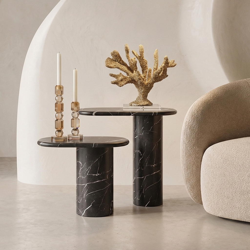 Aster Marble Side Table | Stoneage Interiors