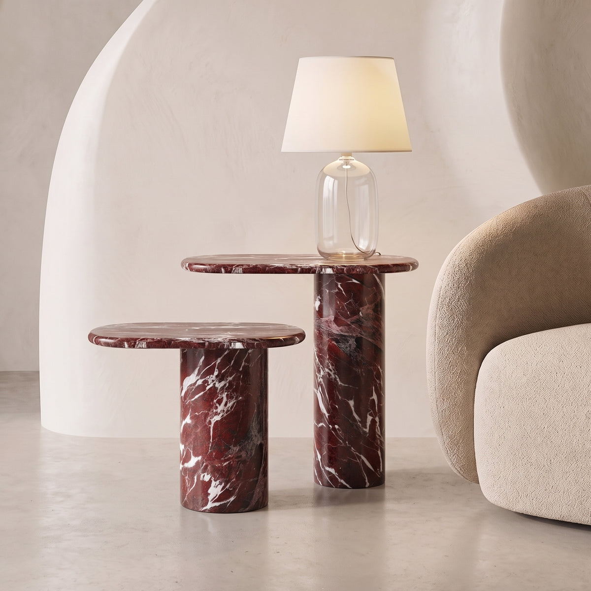Aster Marble Side Table