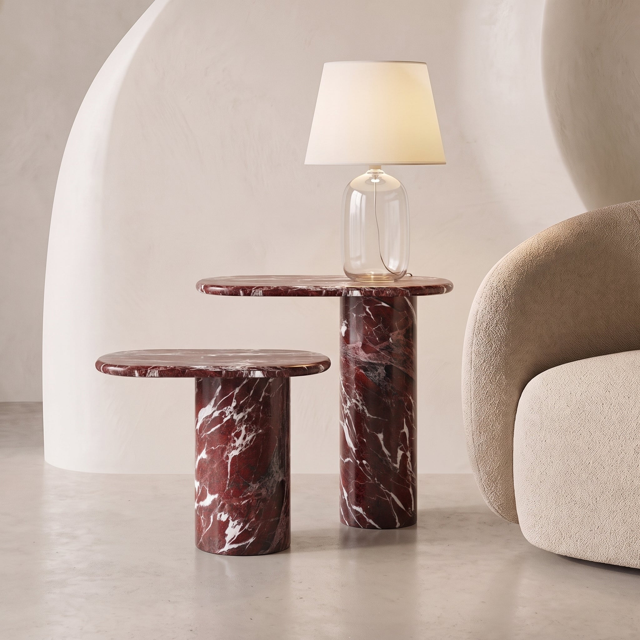 Aster Marble Side Table