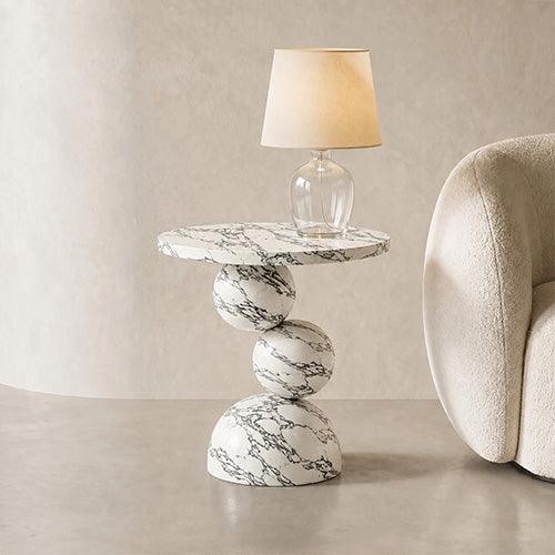 Orbit Marble Side Table