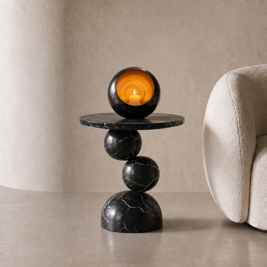 Orbit Marble Side Table | Stoneage Interiors