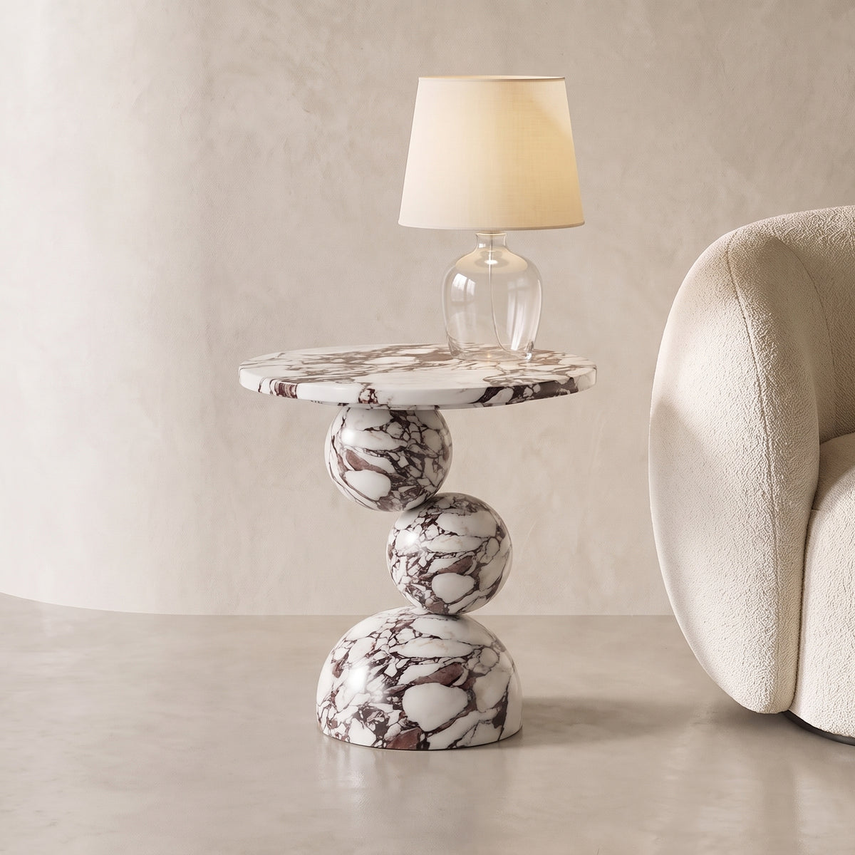Orbit Marble Side Table