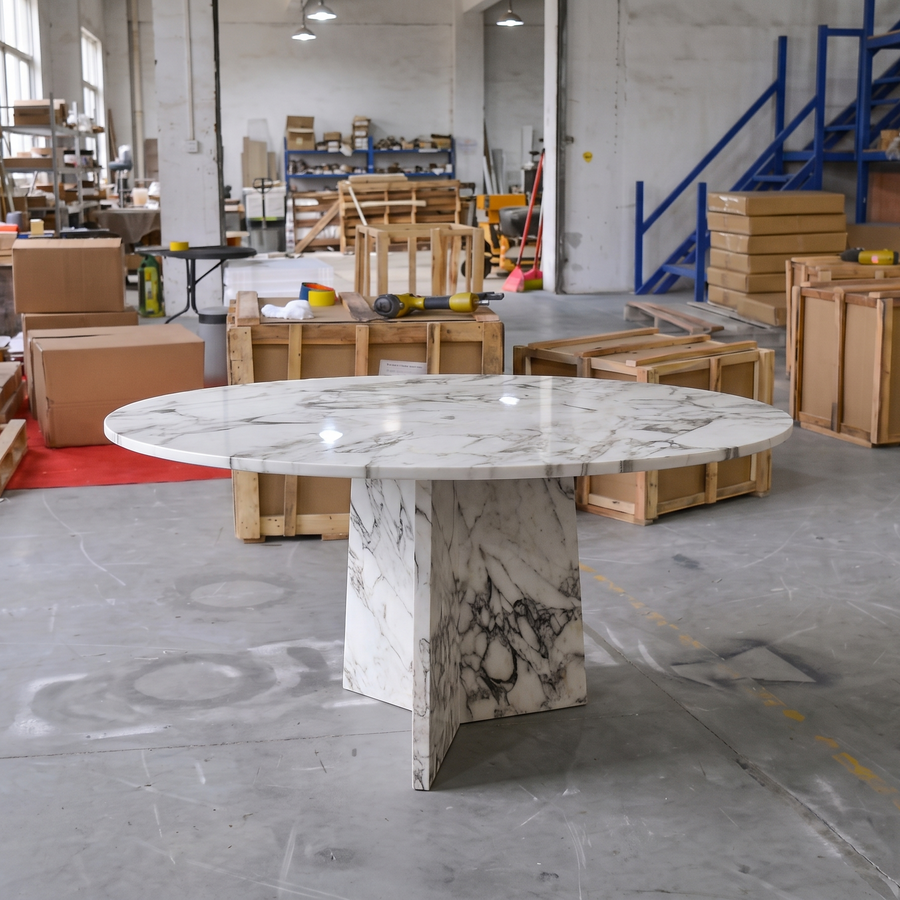 Axis Marble Dining Table