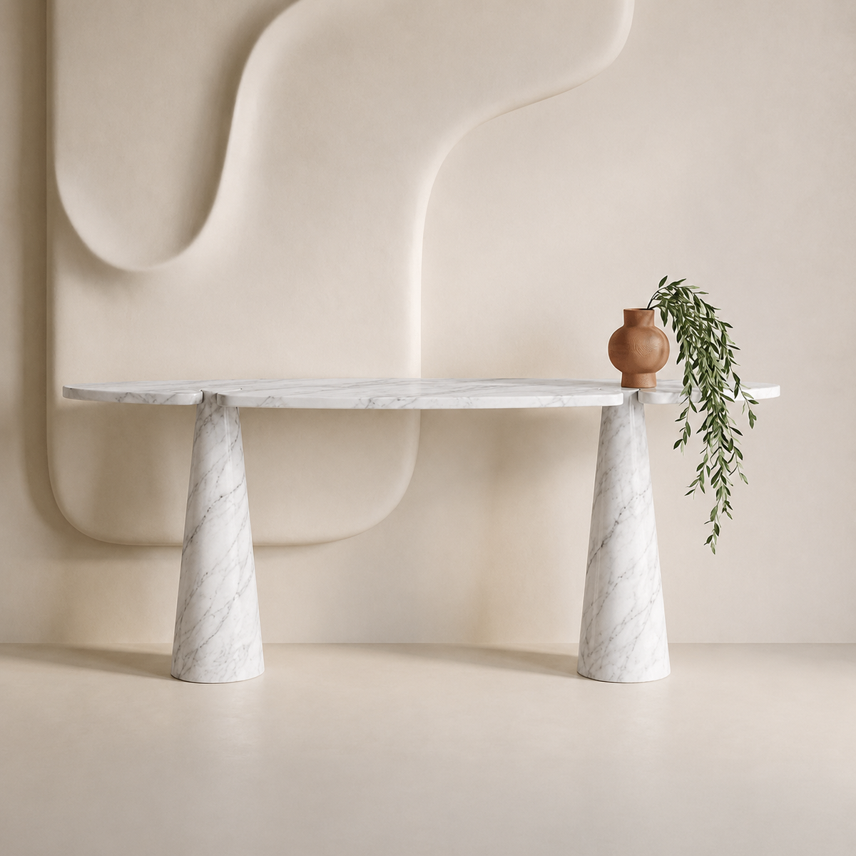 Duo Marble Console Table