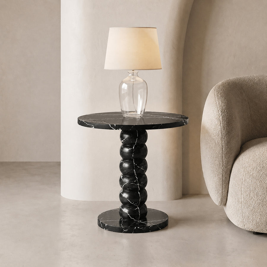 Orbis Marble Side Table