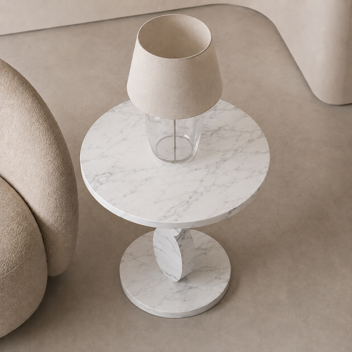 Vesper Marble Side Table | Stoneage Interiors