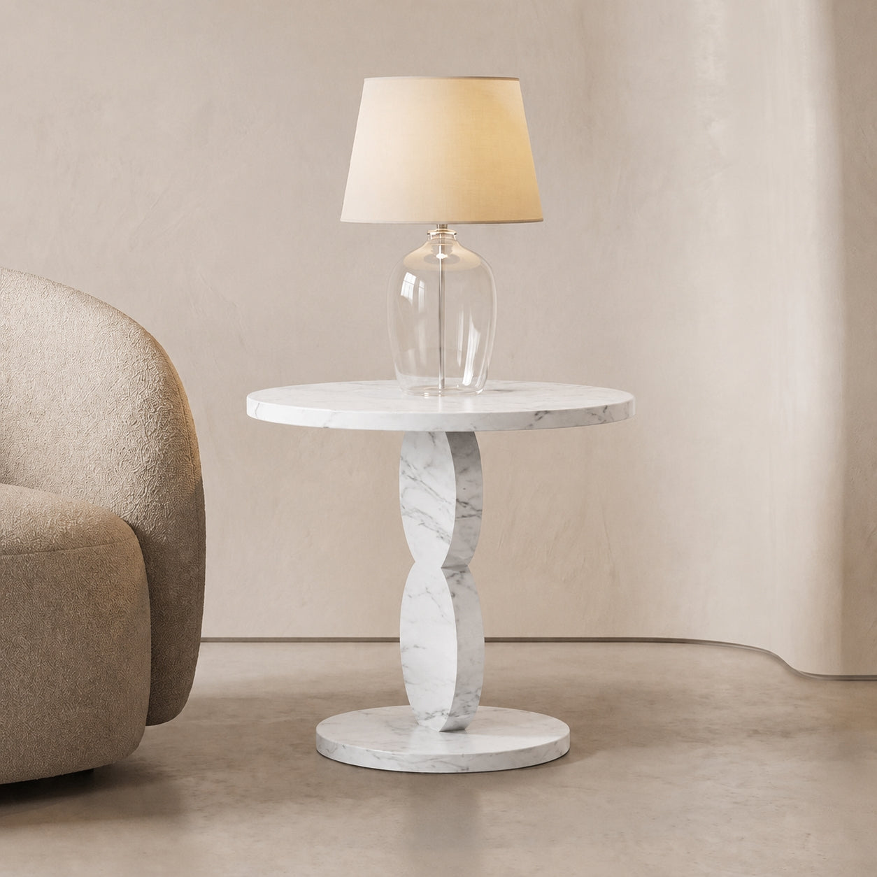 Vesper Marble Side Table
