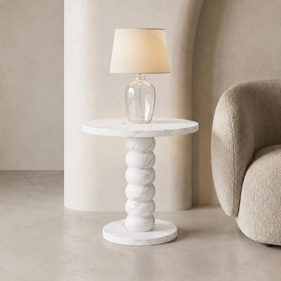 Orbis Marble Side Table