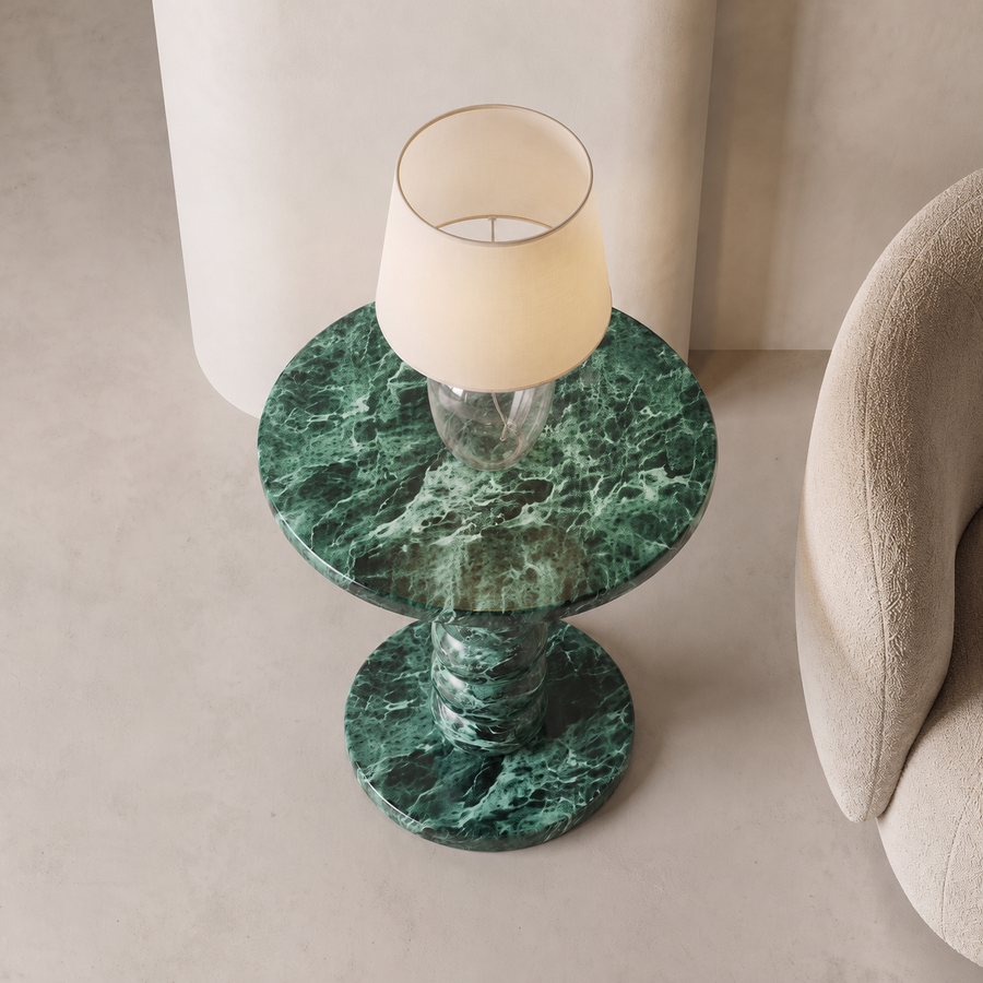 Orbis Marble Side Table | Stoneage Interiors