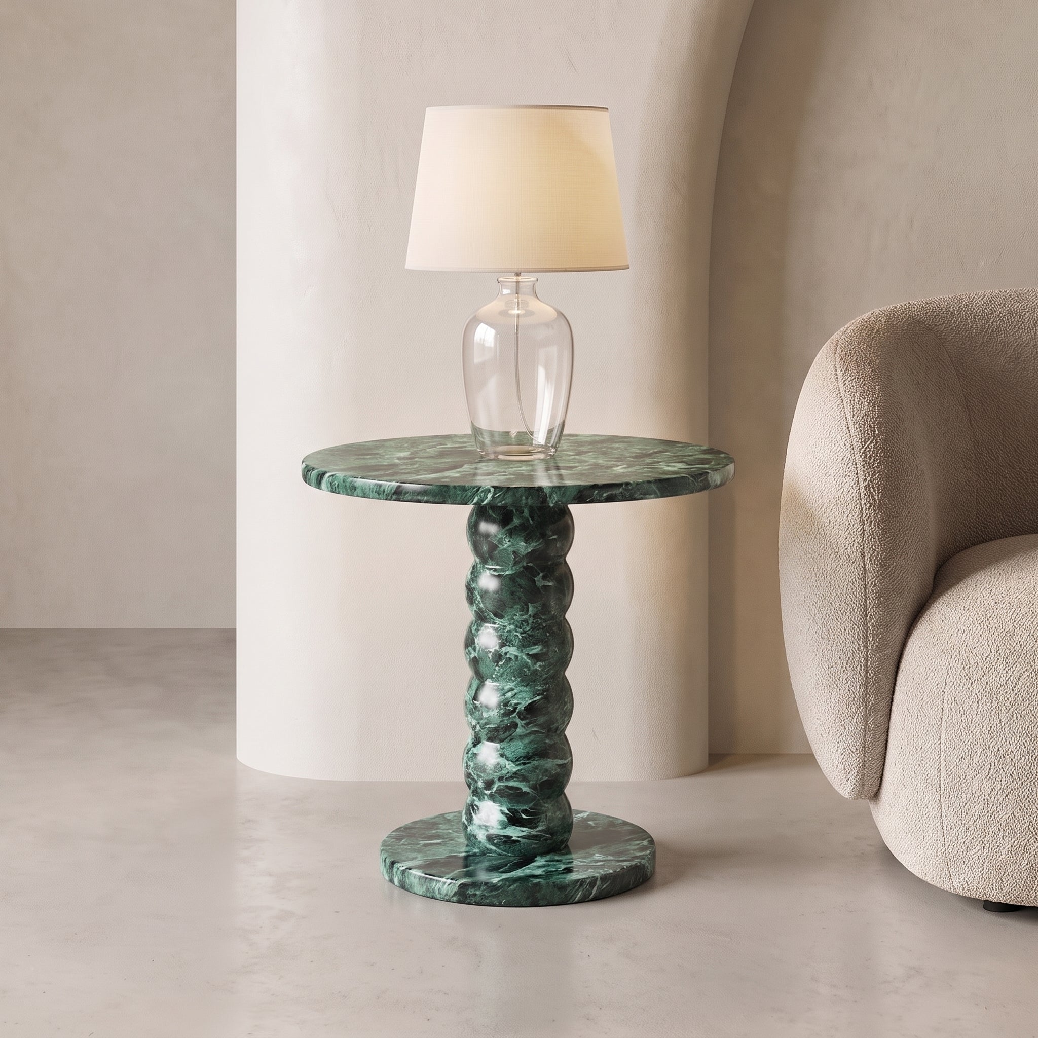 Orbis Marble Side Table