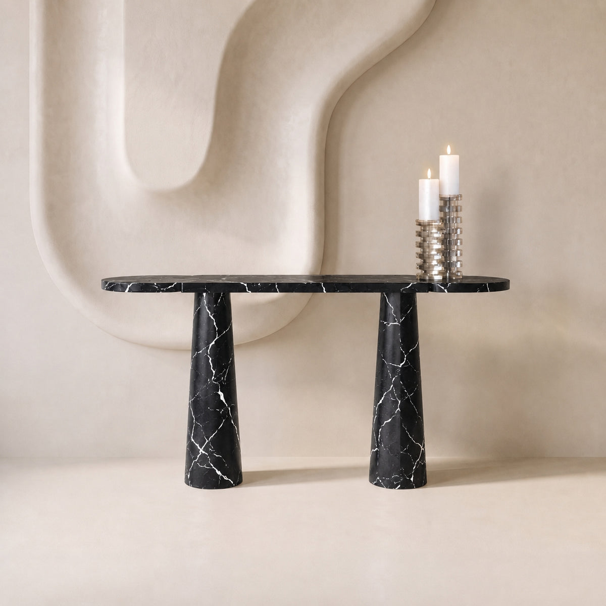 Aurelia Marble Console Table