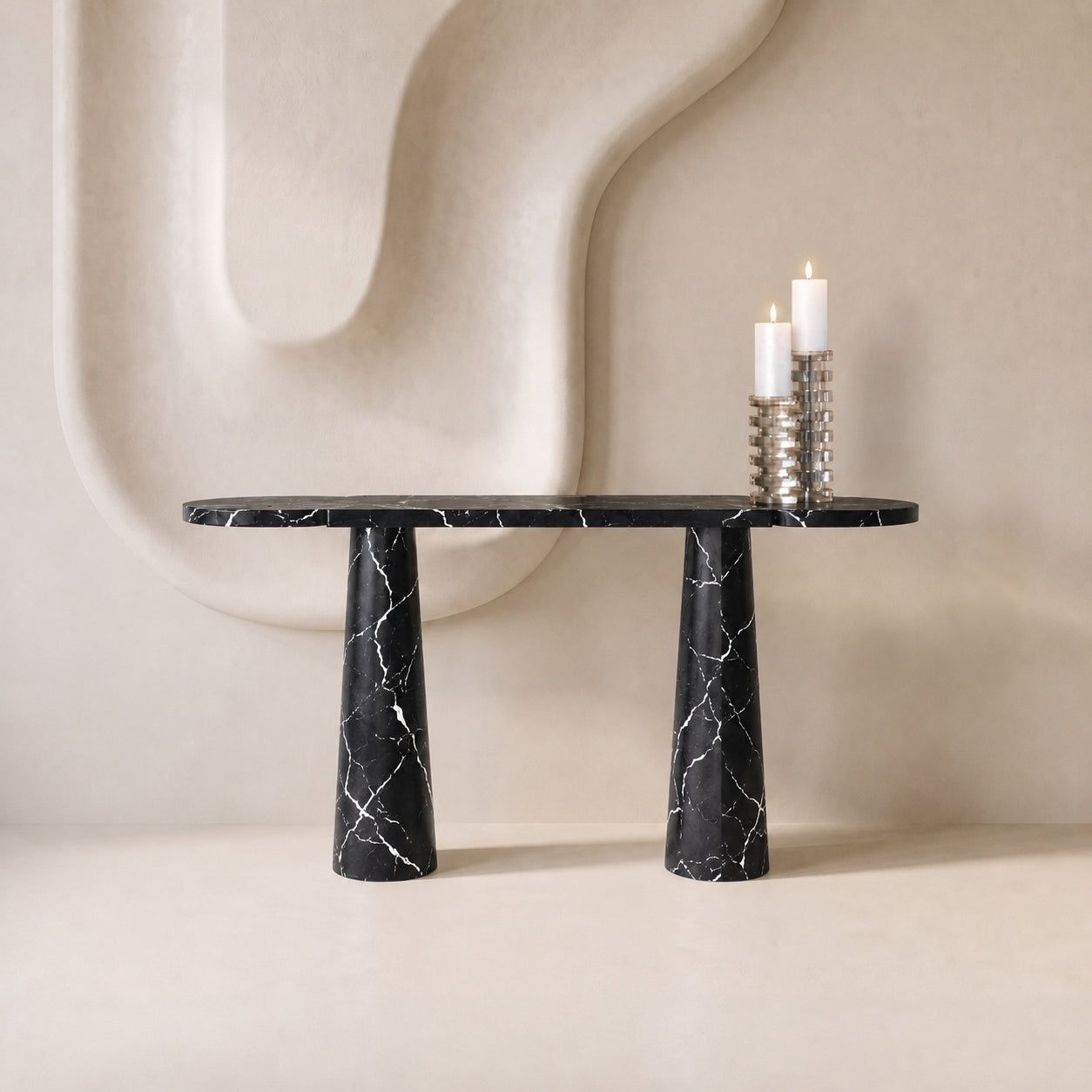 Aurelia Marble Console Table